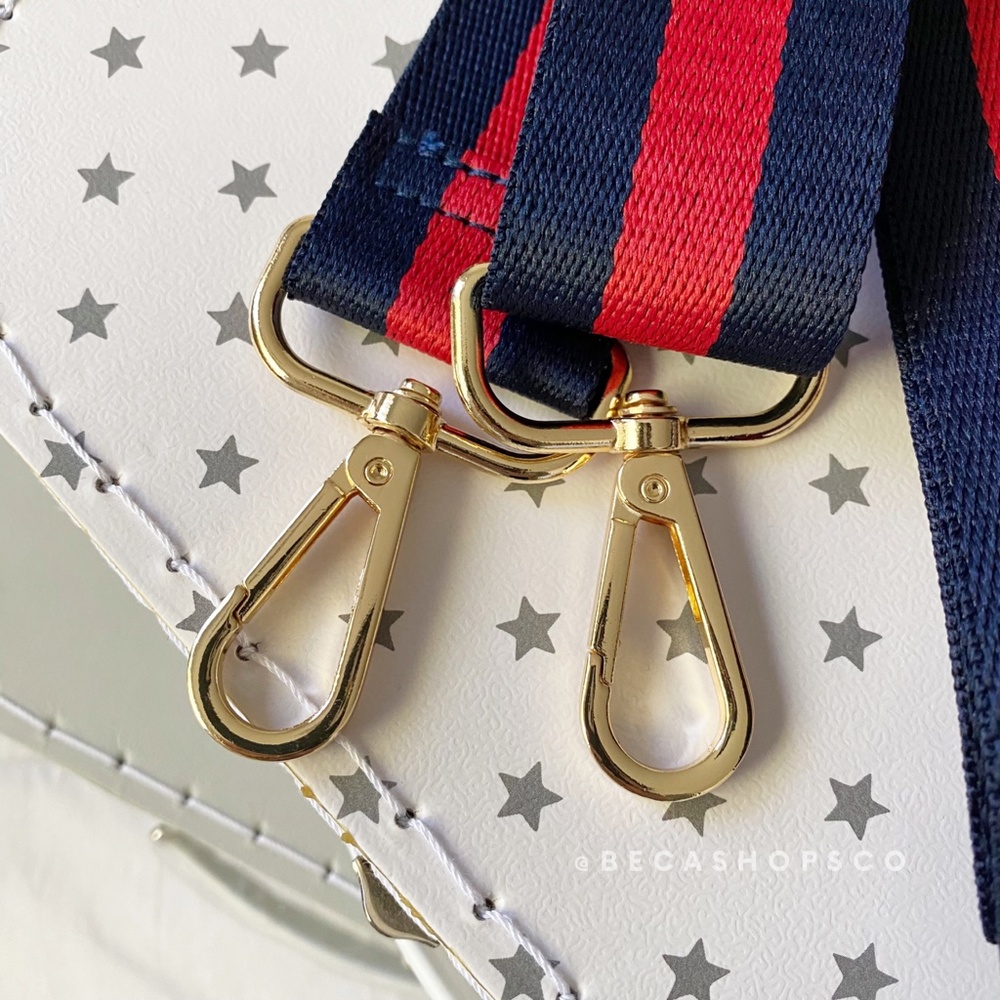 Blue & Red Web Canvas Strap Replacement - Picture 7 of 8